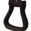 Thumbnail: Showman Pony Leather Wrapped Stirrups 4.5" Wide and Tall