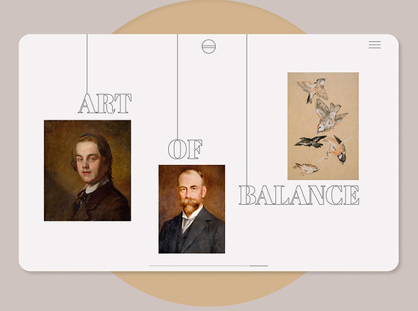 Art Gallery Website UI design