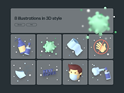 Coronavirus 3D Pack
