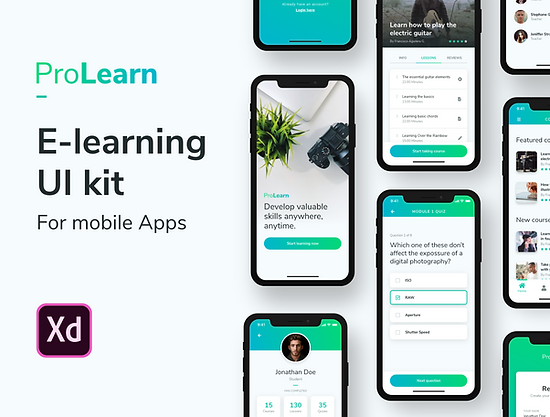 ProLearn - E-learning Mobile UI