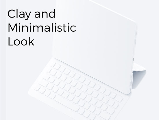 Minimal Apple mockups bundle