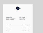 Invoice Design