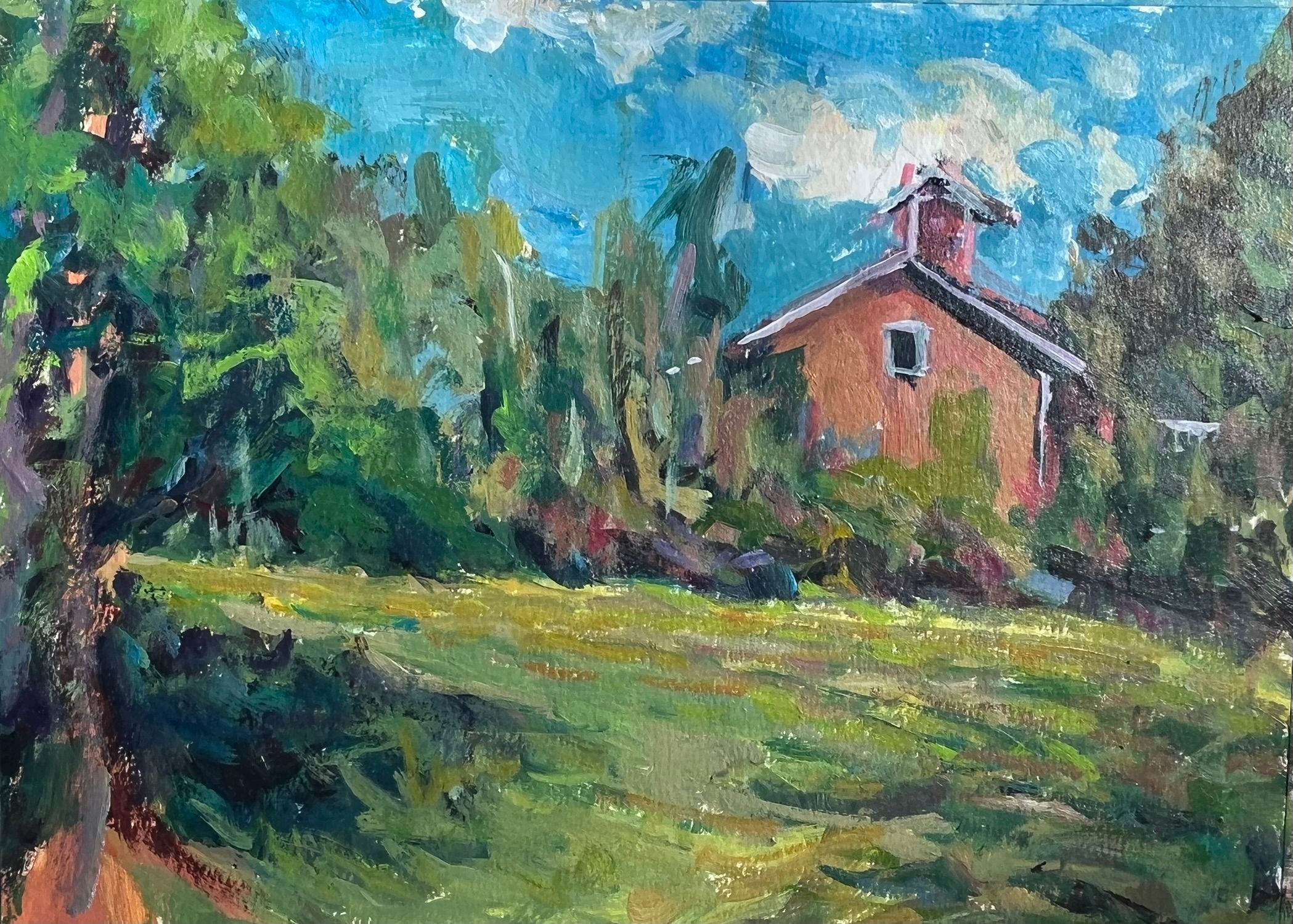 The Barn in the Summer