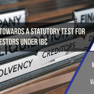 Beyond Labels: Towards a Test for Investors under IBC