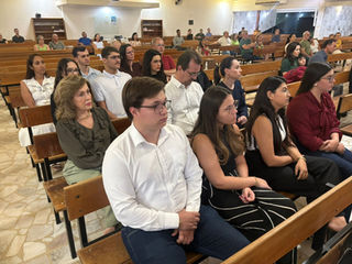 Curso de Direito do UNIJALES participa de missa em celebração ao Jubileu dos Juristas