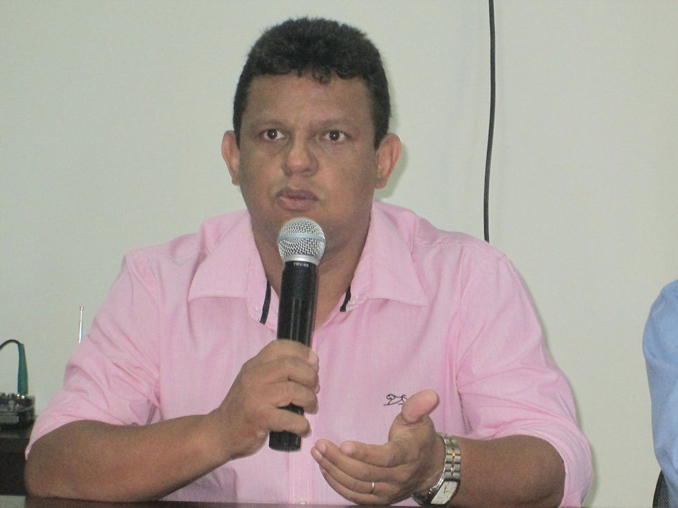 O presidente do Sindicato dos Motoristas,José Roberto. Jales Notícias