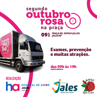 Segundo Outubro Rosa na Praça acontece no próximo dia 9
