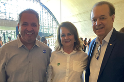 Prefeito Luis Henrique e secretária de saúde participam de encontro com o secretário de Estado da Saúde, Dr. Eleuses Paiva