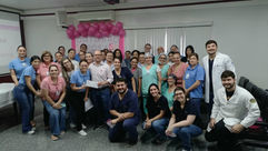 Outubro Rosa: Colaboradoras da Santa Casa participam de bate-papo em alusão econscientização ao Câncer de Mama