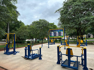 Prefeitura de Jales instala mais uma academia adaptada ao ar livre