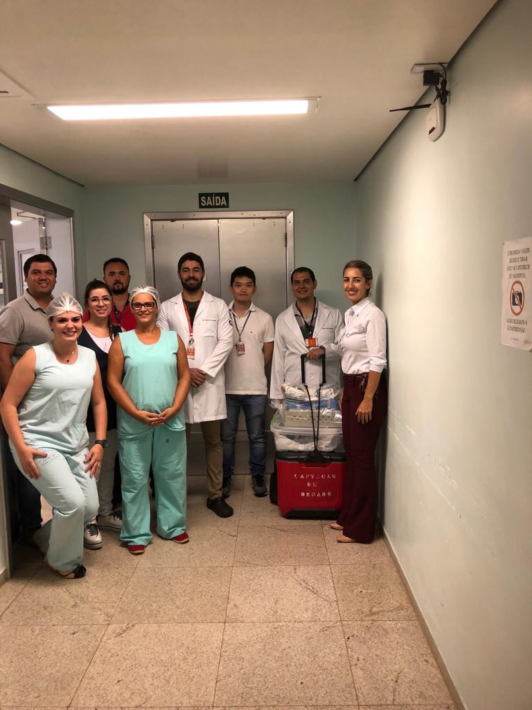 Equipe médica que realizou a captação dos órgãos - Jales Notícias