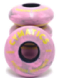 V1 - 58mm/92A - Pink/Gray Marble Aggressive Wheel  (4 Set)