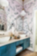 Pretty in Pink: Primary bathroom design by The Designery,  and  design by Dove Studio