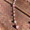 Thumbnail: Wire wrapped rose quartz choker necklace 