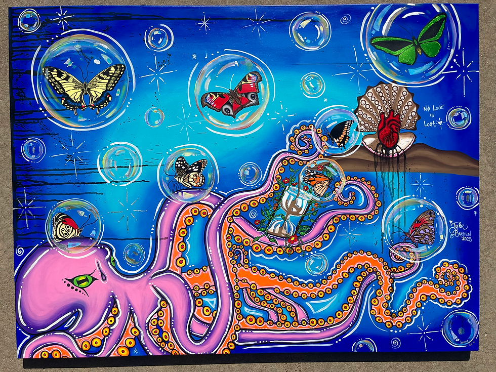 Thumbnail: “Take Flight” Original 36x48 Acrylic Painting on Canvas