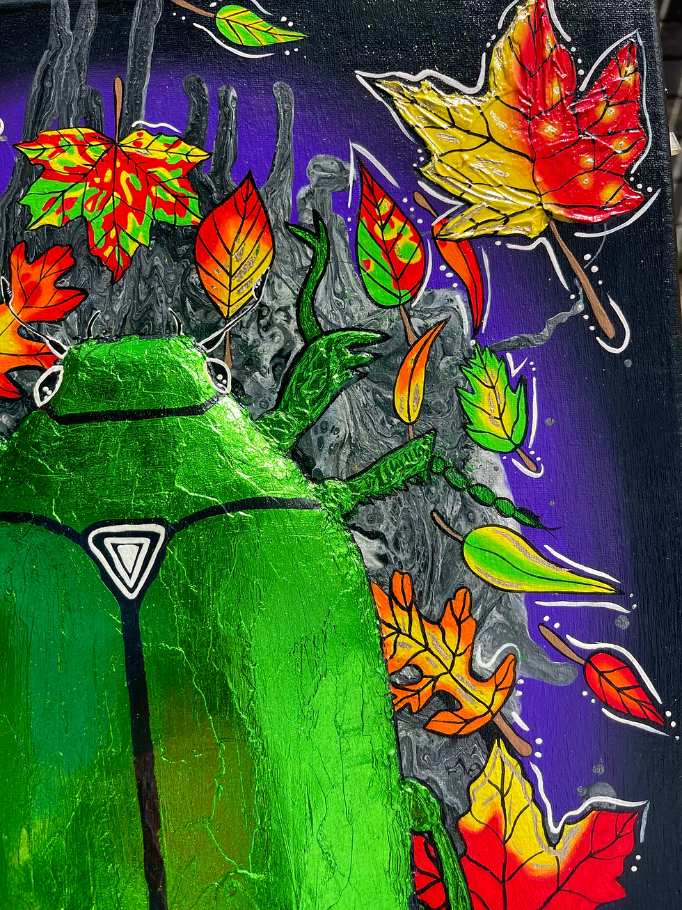 Thumbnail: “Metamorphosis” Original 16x20 Acrylic Painting on Canvas