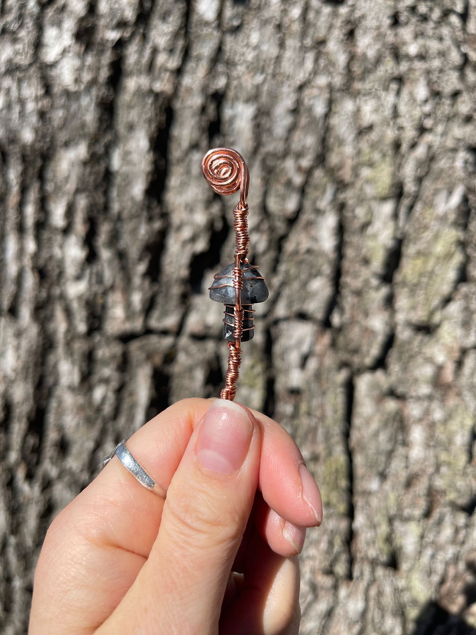Thumbnail: Wire wrapped Mushroom smoke ring 