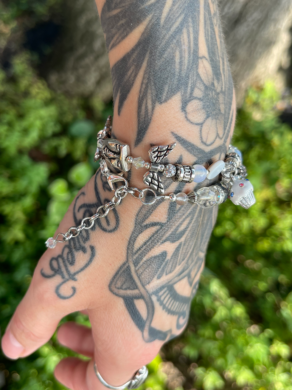 Thumbnail: "Angel Eyes" Wrap Around Bracelet