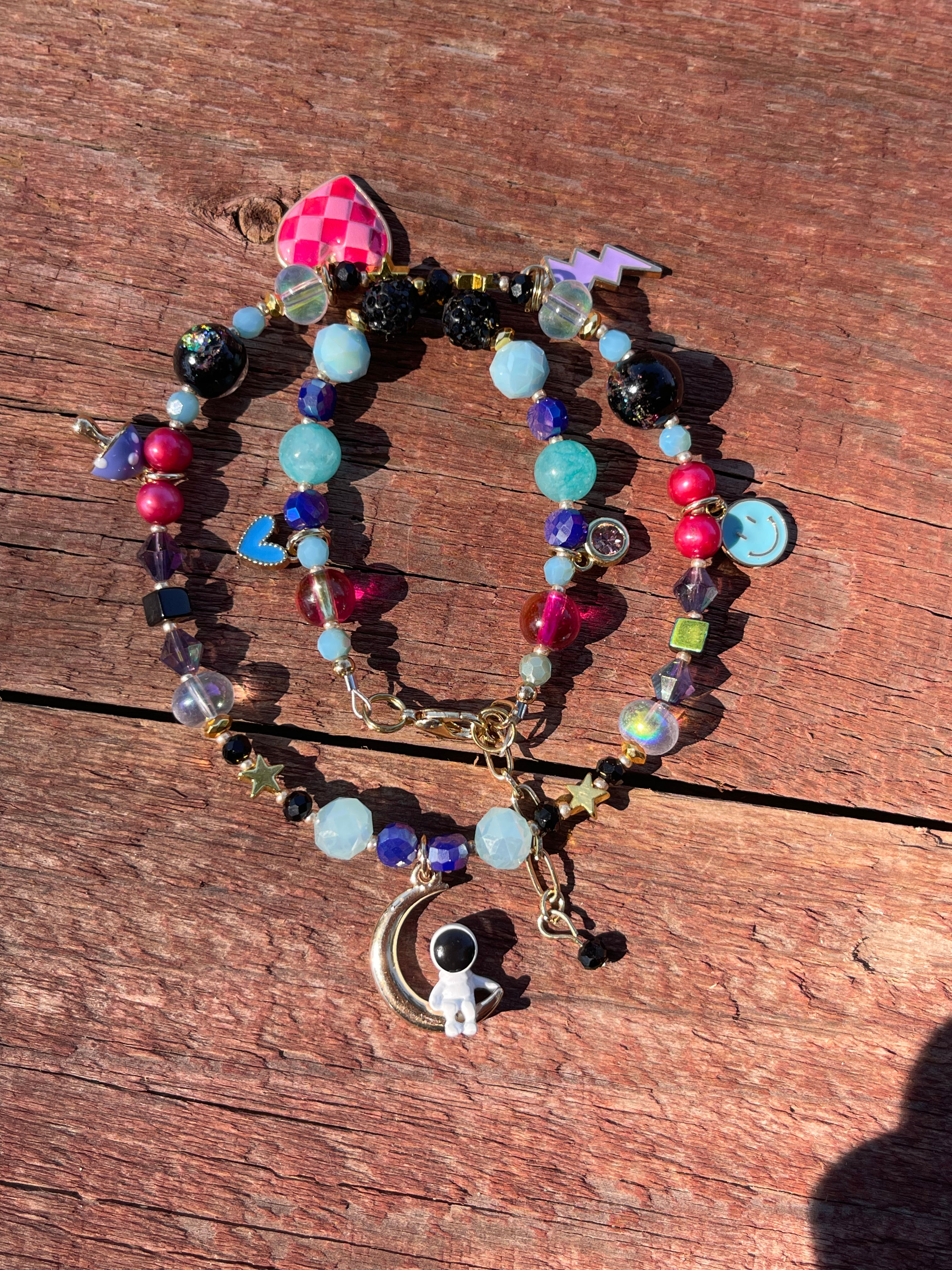 “Man on the Moon” Wrap Around Bracelet
