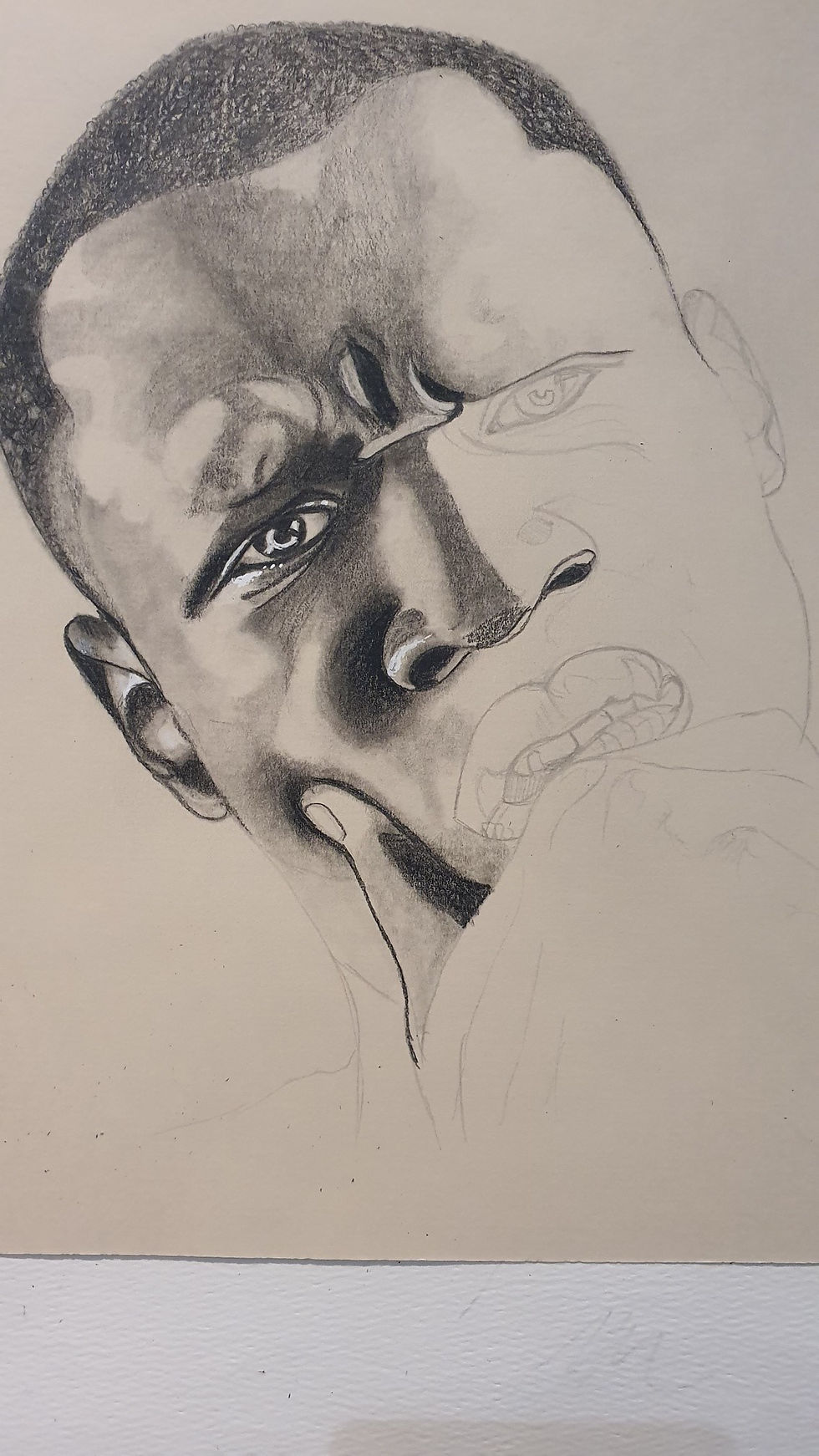 Thumbnail: Stormzy Original Pencil Drawing By Melanie Jacobs