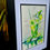 Thumbnail: Original watercoloyr painting in lime greens and yellows of a cocktail drink called a Mojito with limes and glass