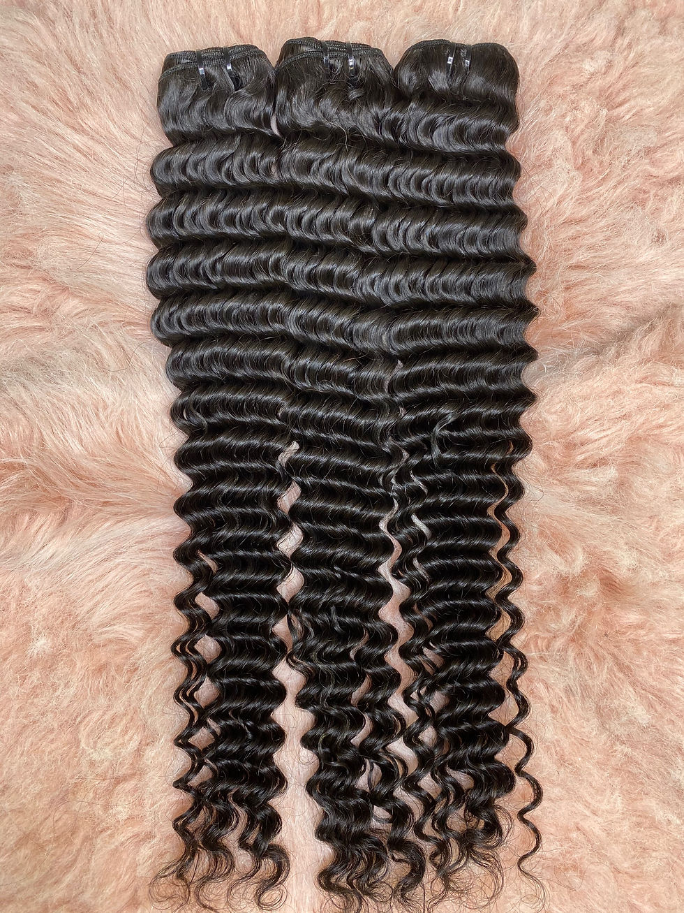 Thumbnail: Mink Deep Wave Brazilian Hair Bundles