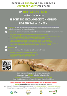 DOD2 - Šlechtění ekologických odrůd, potenciál a limity - 23.05.2025
