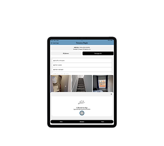 screenshot of app