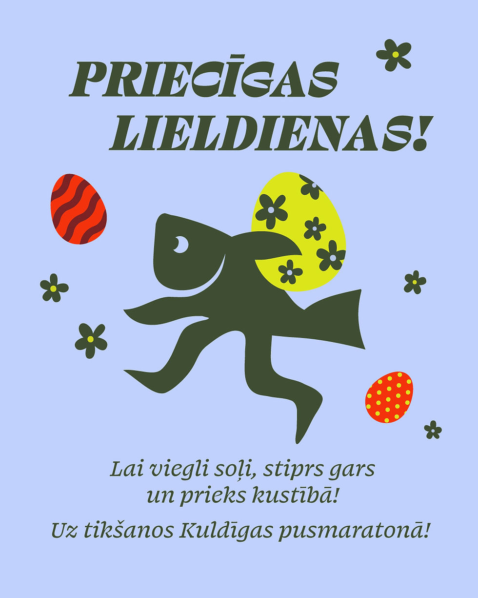 Priecīgas un saulainas Lieldienas!