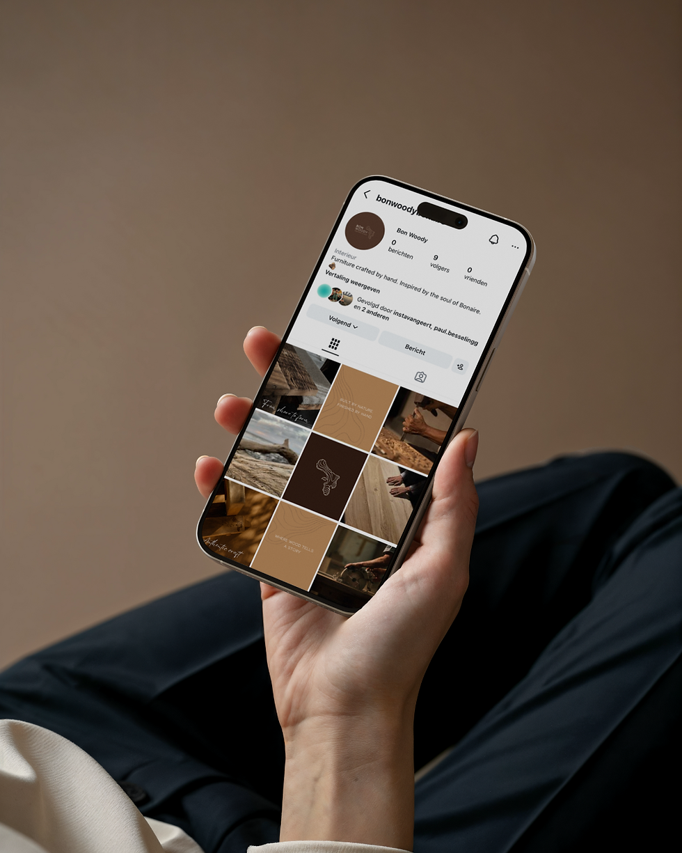 Social Bon woody - blouw design