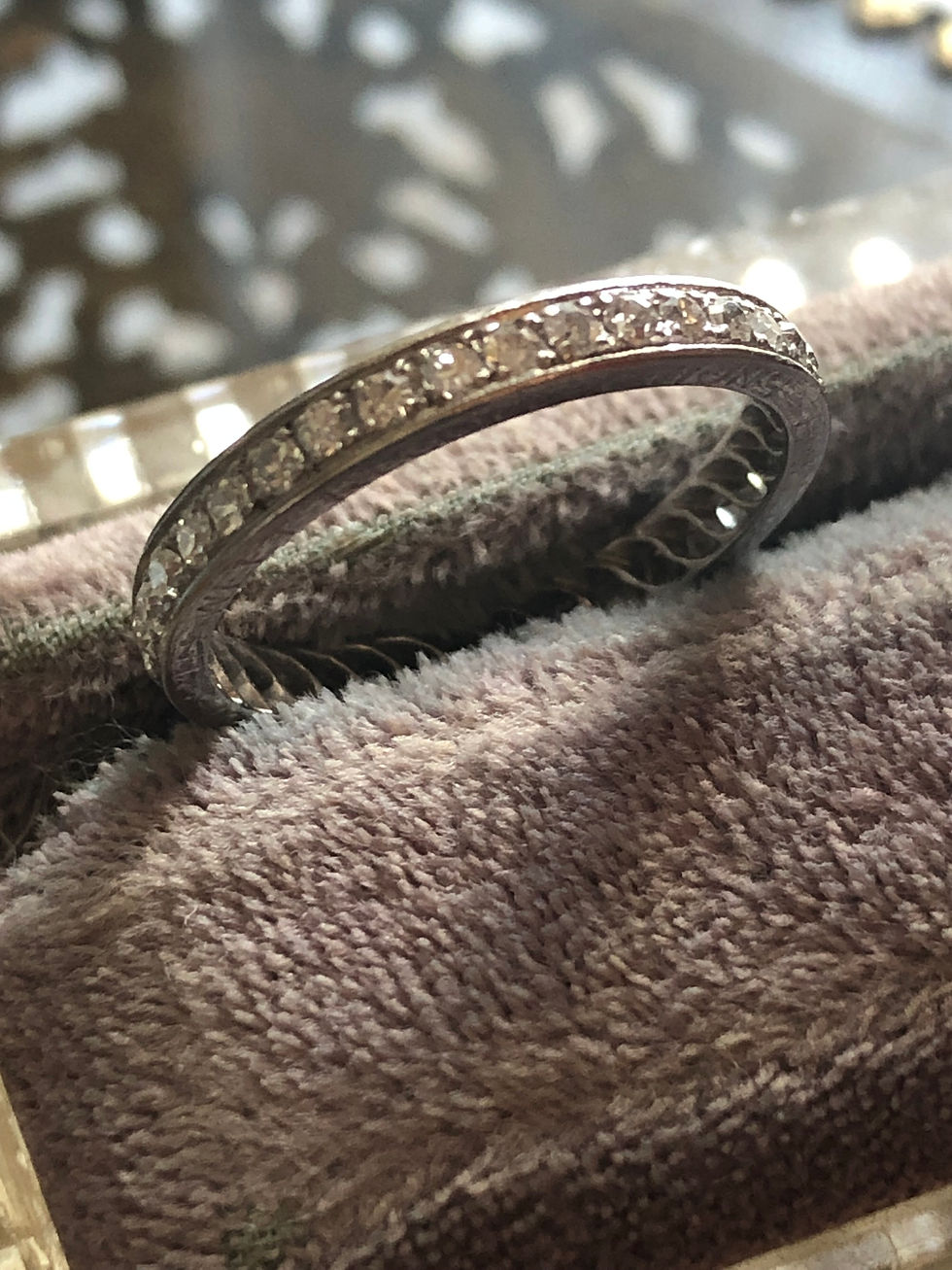 Antique Diamond Eternity Band
