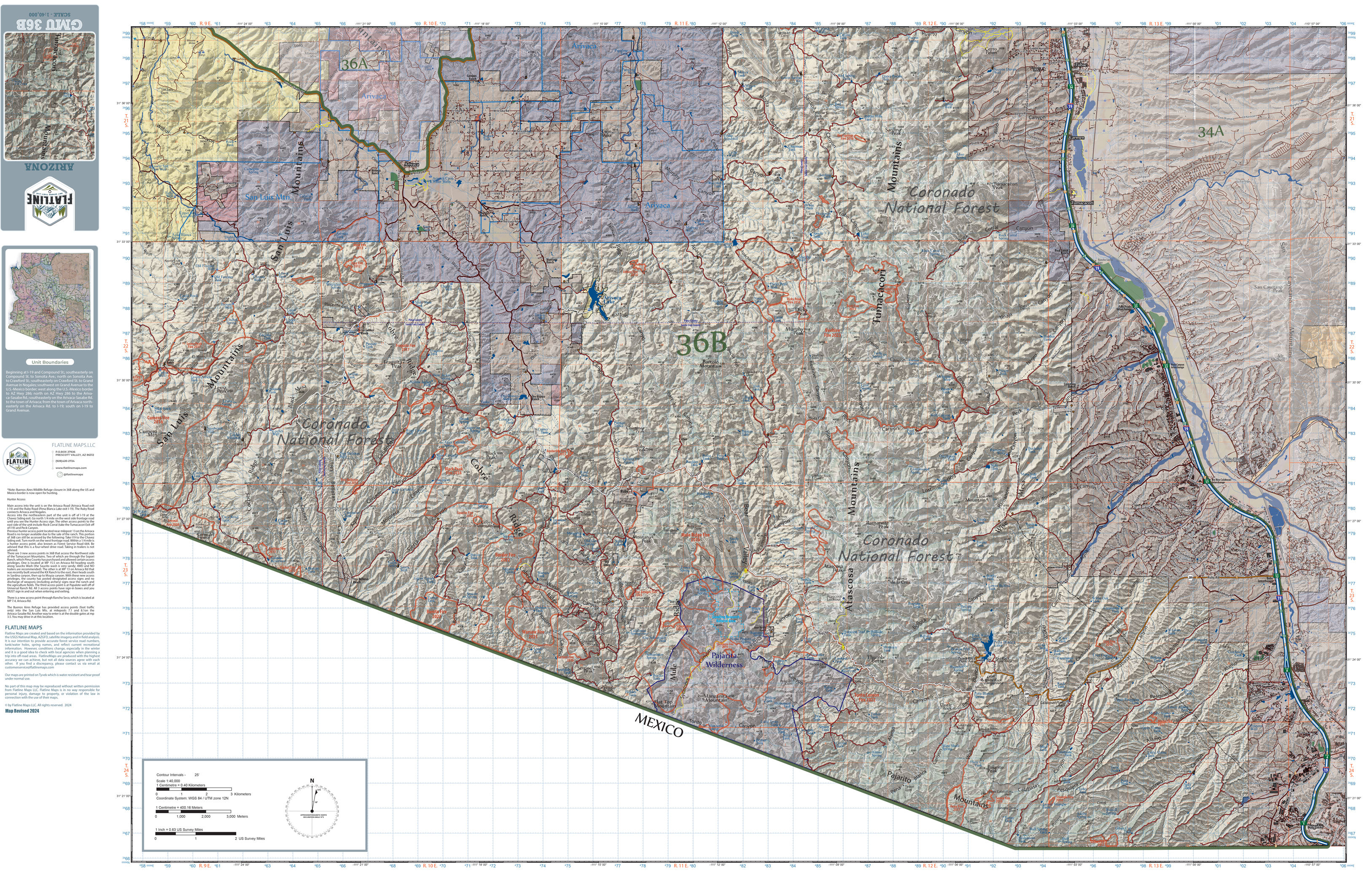 Arizona Hunt Unit 36B Map