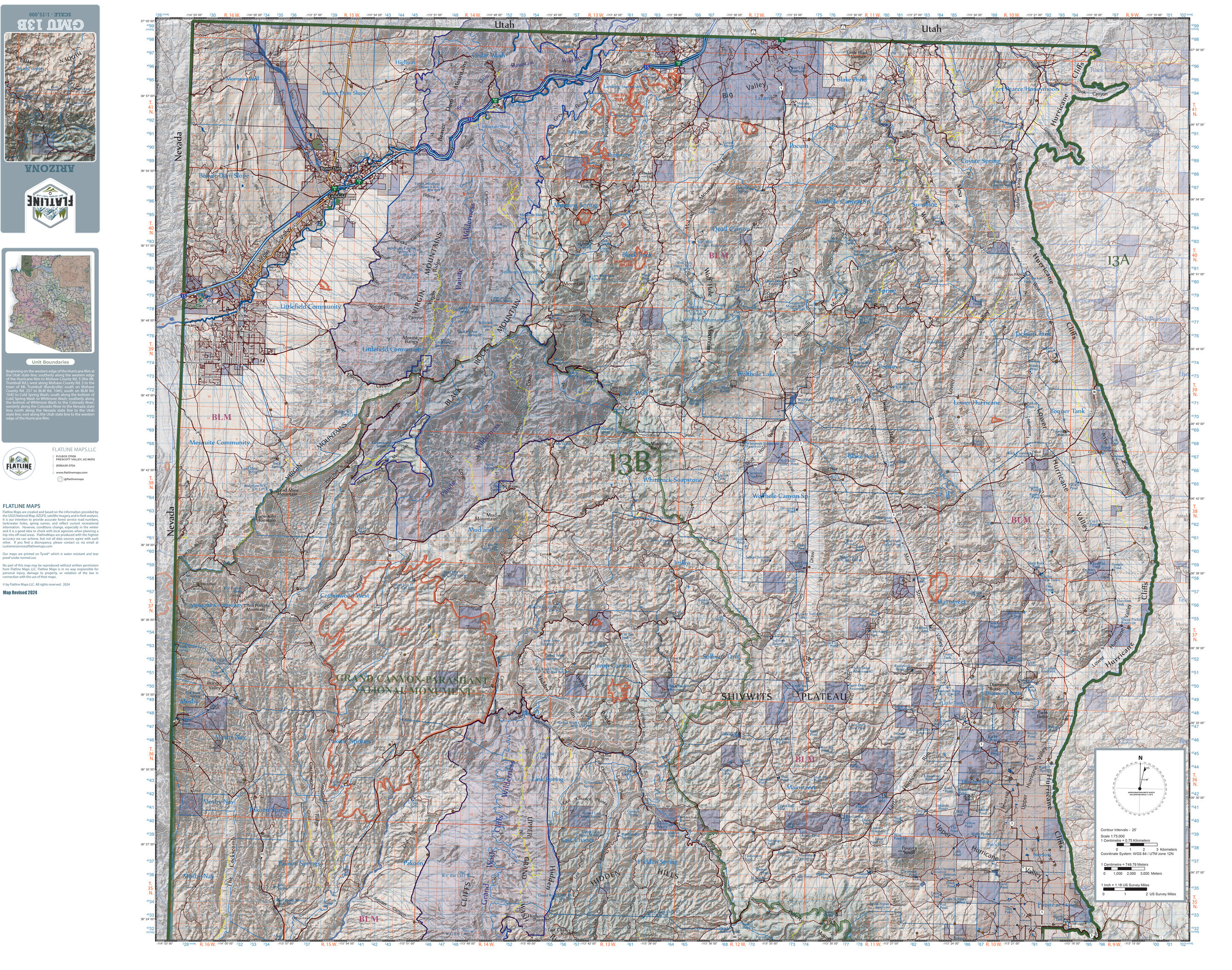 Arizona Hunt Unit 13B Map