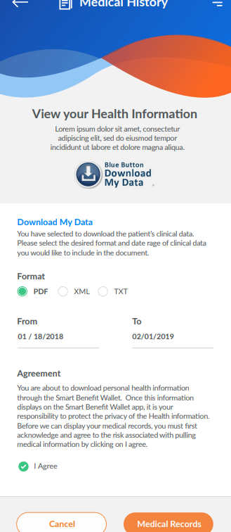 Smart Benefit Wallet Portable Medical Record