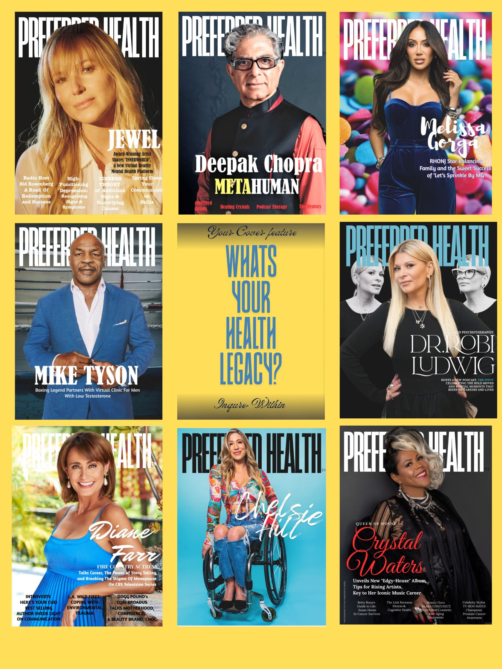 Be featured on the Cover of Preferred Health Magazine