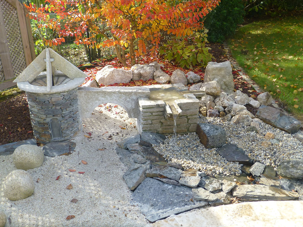 Fontaine schiste et gneiss