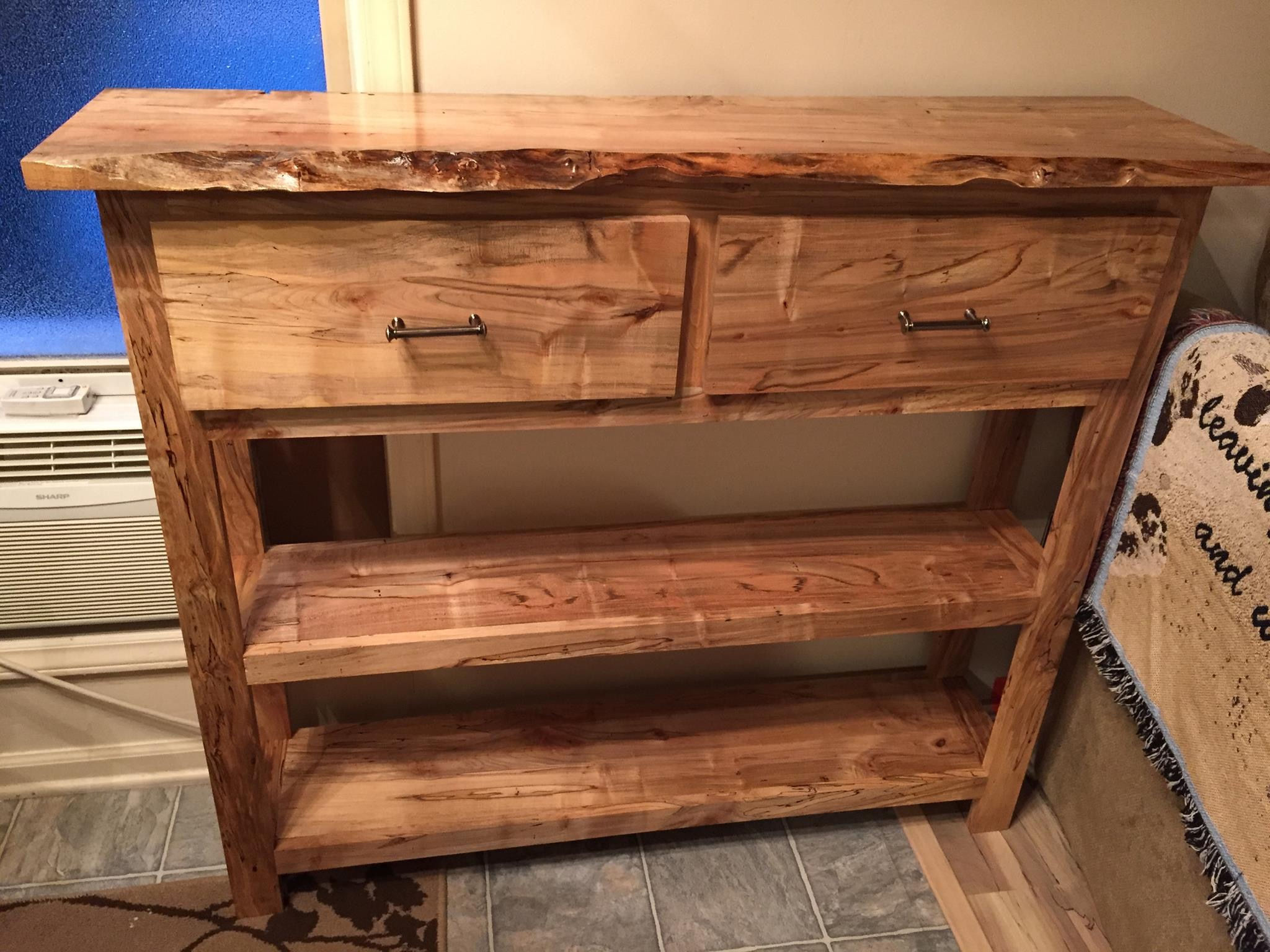 Handcrafted Buffet with Shelves