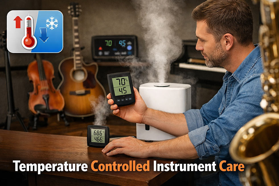 Temperature Control for Protecting Musical Instruments