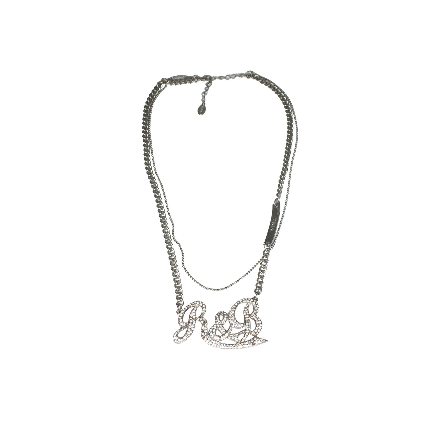 Collar Gargantilla Cadena y Cristales R&B