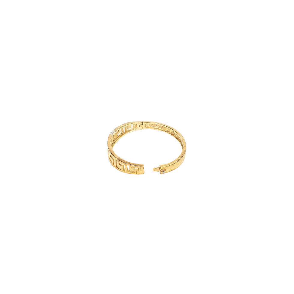 Miniatura: Pulsera Bangle Dorada Greca