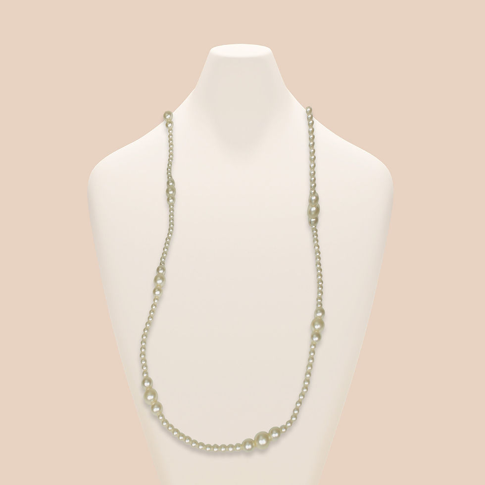 Miniatura: Collar Ópera Perlas