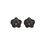 Miniatura: Pendientes SPUMA ORQUIDEA Dark burdeos