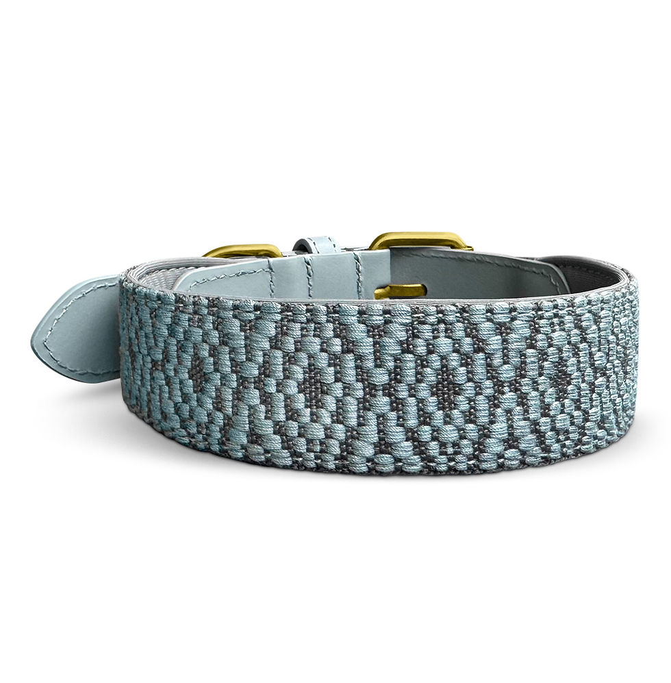 Miniaturbild: HEY LANA Premium Halsband Eisblau