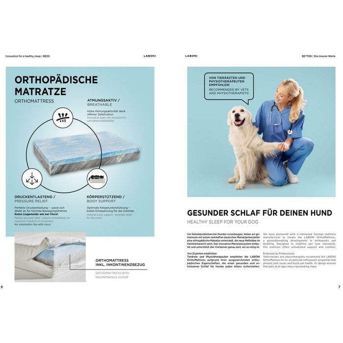 Miniaturbild: ORTHO Hundebett  OXFORD - Olive