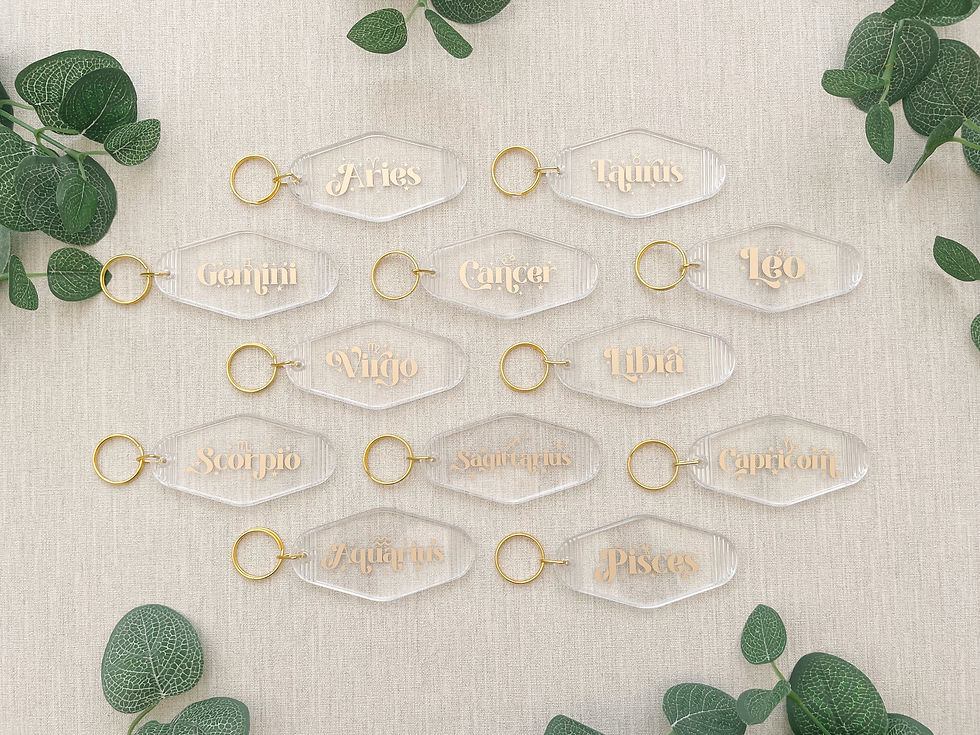 Thumbnail: Star Sign Keyring