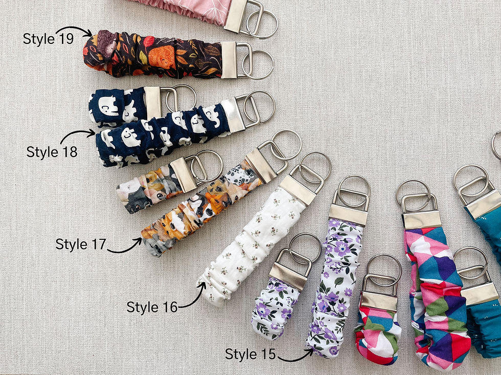 Thumbnail: Patterned Wristlet Keychain