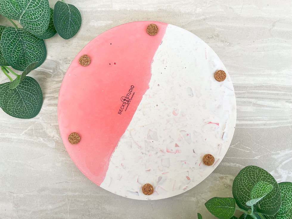 Thumbnail: Flamingo Terrazzo Coffee Table Tray