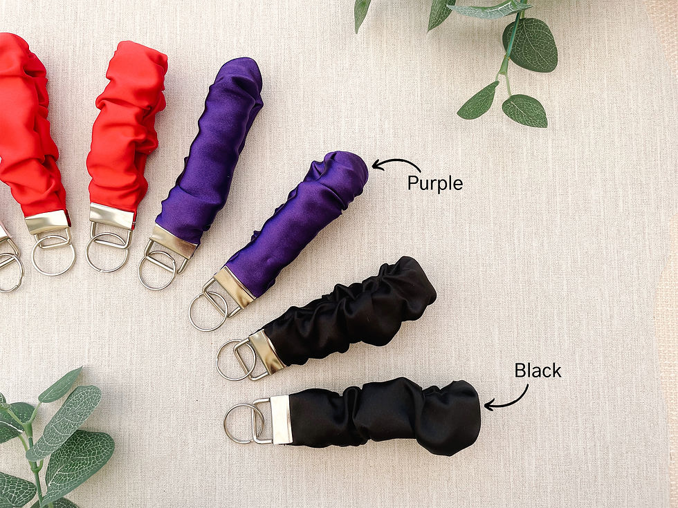Thumbnail: Heavy Satin Wristlet Keychain