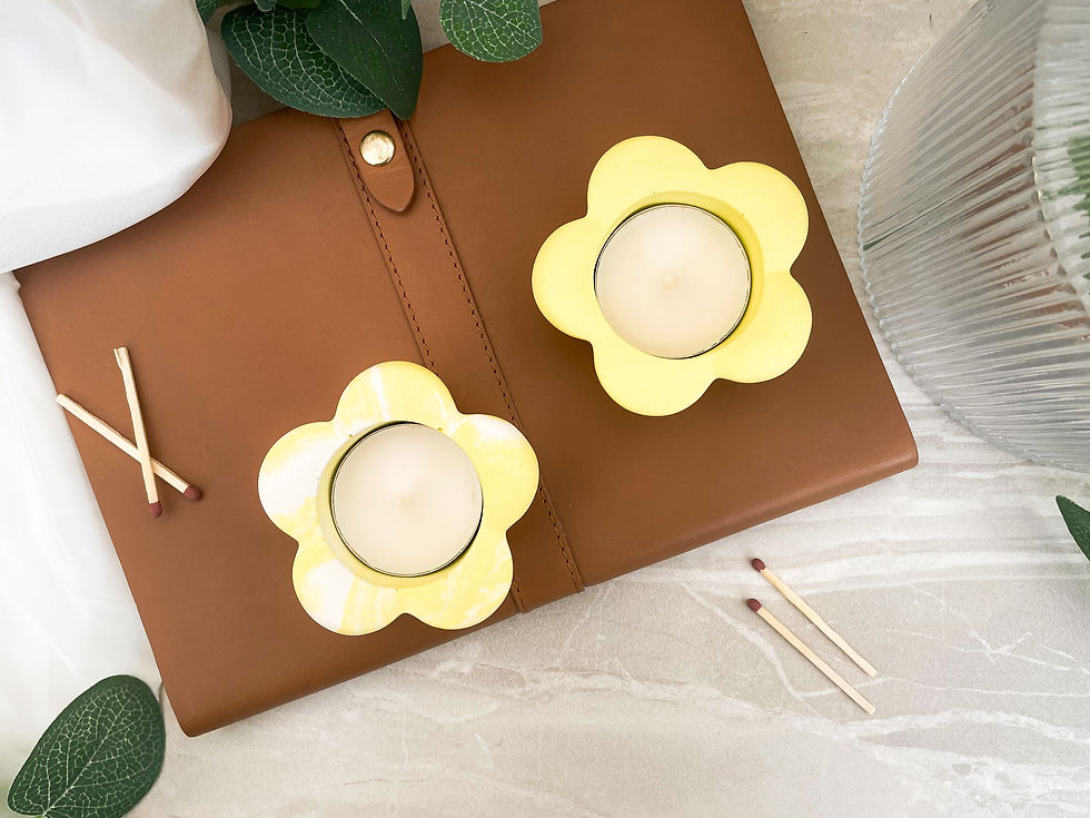Thumbnail: Flower Tealight Holder Duo