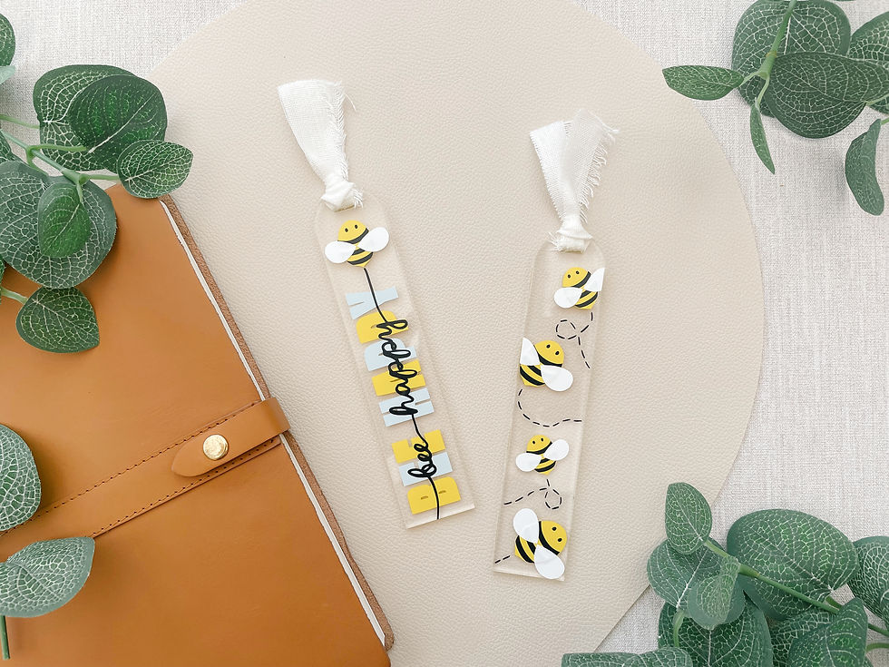 Thumbnail: Bee Print Bookmark